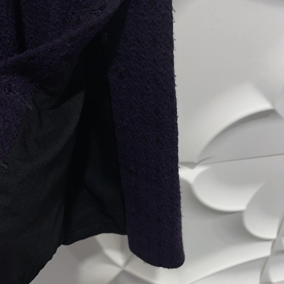 Nanette lepore purple expedition blazer jacket sz 4 Mm - Picture 4 of 6